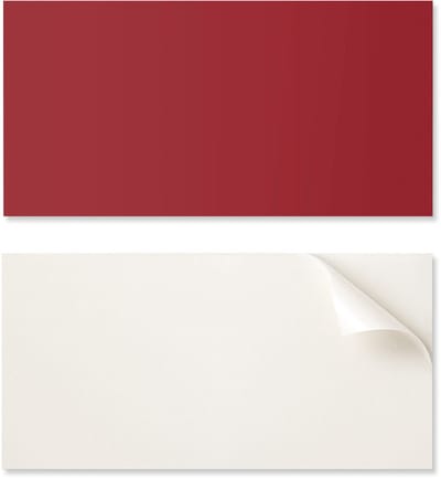 Zelfklevend vinylpaneel met print voor de woonkamer, 100x50 cm, bordeauxrood.
