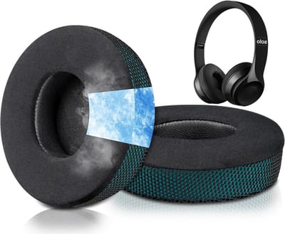 Vervangende Oorkussens voor Draadloze On-Ear Hoofdtelefoons, Gel Gevuld, Geluidsisolatie, Extra Dikte en Comfort