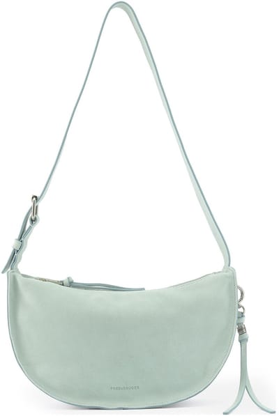 FREDsBRUDER Leren schoudertas Carry Me Cool Midi Shoulder Bag Powder Mint mintgroen