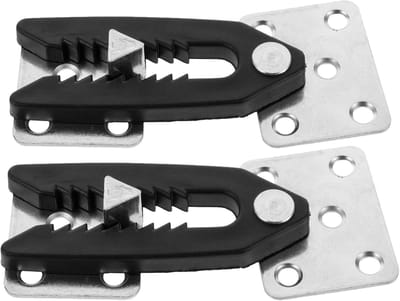 Bank Verbindingstukken - Meubel Clips - Bank Stabiliseren - Eenvoudige Installatie - 2 Stuks - Zilver