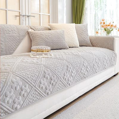 1 pièce Serviette de canapé couleur unie Antidérapante Anti-griffures de chat Tapis de canapé Housse de coussin de canapé universelle quatre saisons pour salon XXS 30x50cm 1pc