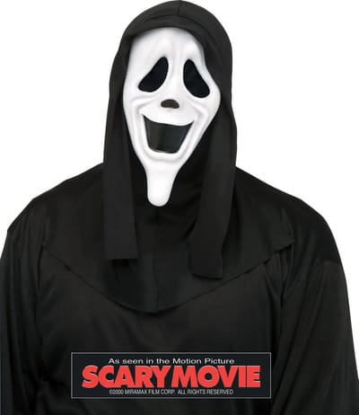 Ghost Face® Scream Masker Scary Movie Smiley