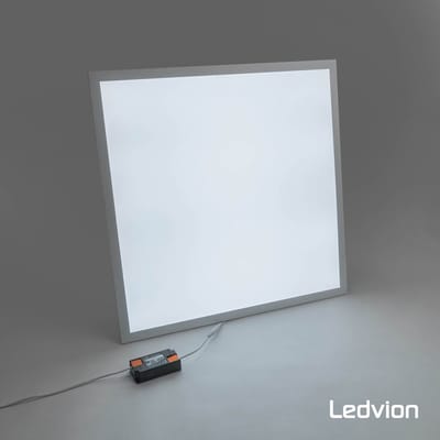 Ledvion - 6X LED Panel - 60x60 - 36W - 6500K - 4000LIncl. LED driver + Snelconnector