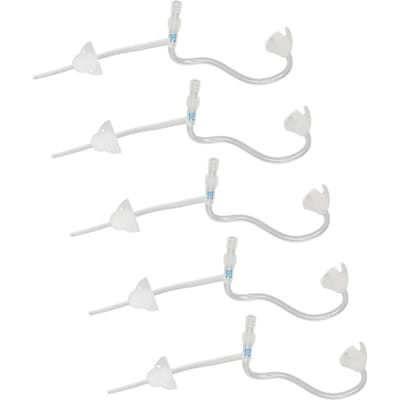 5 stuks Geluidsversterkerbuisjes Enkellaags Oordopjes Vervangingsaccessoire Verminderen Geluid Flexibel Geluid white