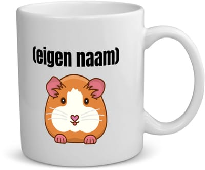 Akyol - hamster met eigen naam koffiemok - theemok - Hamster - hamster liefhebbers - iemand die houdt van hamsters - verjaardag - cadeau - kado - 350 ML inhoud