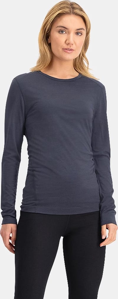 NOMAD® Tech Thermal Longsleeve Dames | Donkergrijs | XXL | Baselayer Vrouwen | Merinowol en polyester mix | Thermoregulatie en vochttransport | Anti-geur Thermoshirt