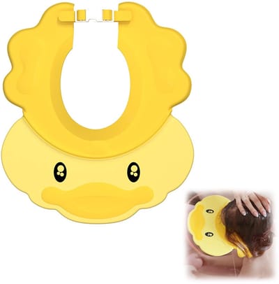 Dailygoods- Douchemuts Verstelbaar - Babymuts - Bescherming Gezicht/Oren - Aerodynamisch Ontwerp - Geschikt voor Jongens/Meisjes - Zacht en Flexibel - Badmuts