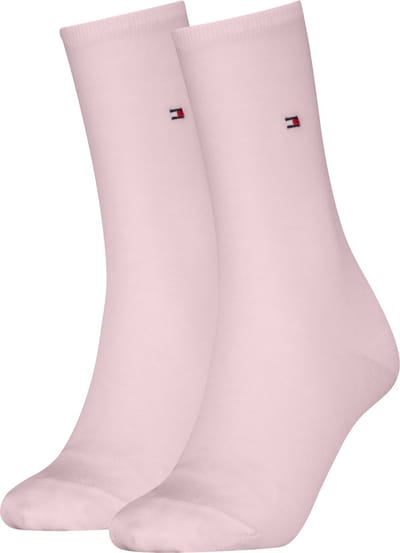 Tommy Hilfiger Sock Casual (2-pack) - dames sokken - lichtroze