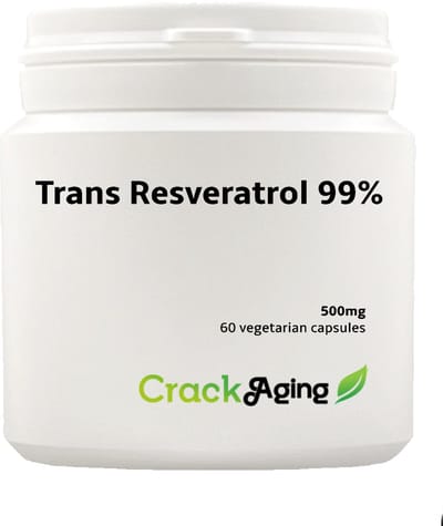 Trans Resveratrol 99% 500mg, 60 Vegetarische capsules