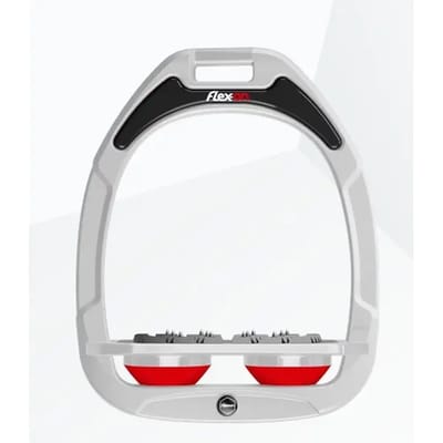 Platte Ultra Grip Beugels Wit/Grijs/Rood Flex-On Green Composite