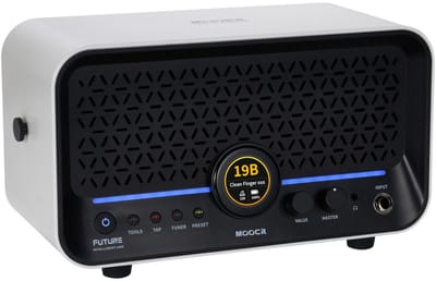 Mooer F15i Li Future Intelligent Amp Snowfall White 15W 2x2 inch modeling gitaarversterker combo