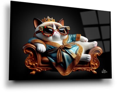 Being A Diva is Exhausting - Meerdere kleuren - Canvas 80 x 60 cm Ge