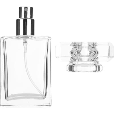 Flacon Vaporisateur de Parfum en Verre Vide 30ml Taille Voyage Portable Réutilisable Récipient à Odeurs Transparent