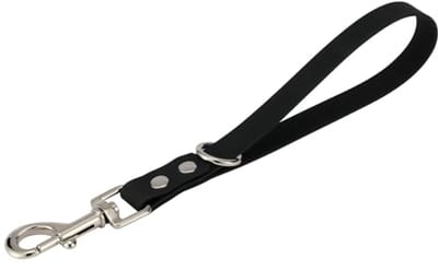 Korte hondenriem - 22,5 cm waterdichte PVC hondenriem voor verkeerscontrole en gedragscorrectie