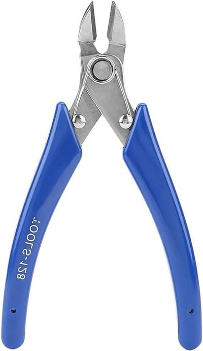 Kniptang Elektrisch - Kabeltang - Precisie Werk - Warmtebehandeld Staal - 15 cm - Blauw