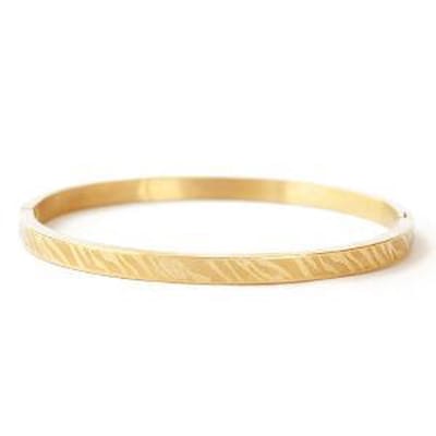 Bangle Zebra Goud (RVS)