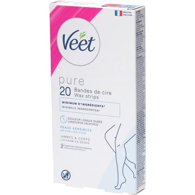Veet Ontharingsstrips - Benen & Lichaam - Hypoallergeen - 20 stuks