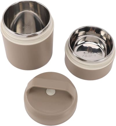 Geïsoleerde Voedselcontainer van 620 ml, Makkelijk Schoon te Maken, Dubbele Laag, Handige Handgreep, Ideaal voor Lunch op Kantoor en Picknick