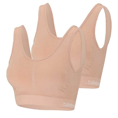 Morethansocks - Bh dames zonder beugel - Bamboe top - Superzacht - Bh zonder beugel voorgevormd - Bh met vulling - Padded top