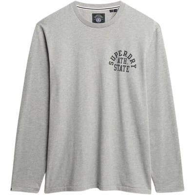 Superdry - Athletic Essentials top met lange mouwen - Heren - Tops