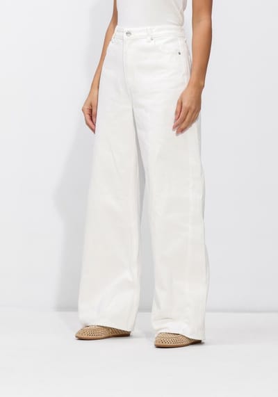 EDITED Ariana Jeans Jeans Dames - Broek - Wit - Maat 38