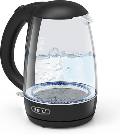 Glazen Waterkoker 1.7 Liter - Snelle Kooktijd 7 Kopjes in 6-7 Minuten met LED Verlichting