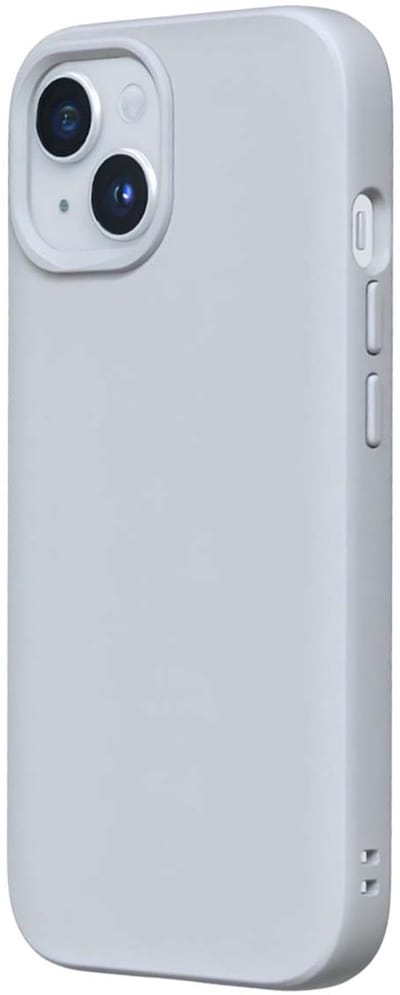 Rhinoshield Solidsuit Hoesje Geschikt voor Apple iPhone 15 Plus | Compatibel met MagSafe | Shockproof Back Cover | Grijs