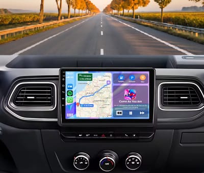Autoradio 2/32 met Carplay en Android auto | Geschikt voor Renault Master 2019-2024 | Radio scherm met Navigatie | 2019 2020 2021 2022 2023 2024