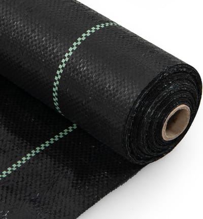 Onkruiddoek Tuin - Bodembedekker Grondzeil - Planten Beschermen - Scheurvast UV-bestendig - 50 m² 60 g/m² - Zwart