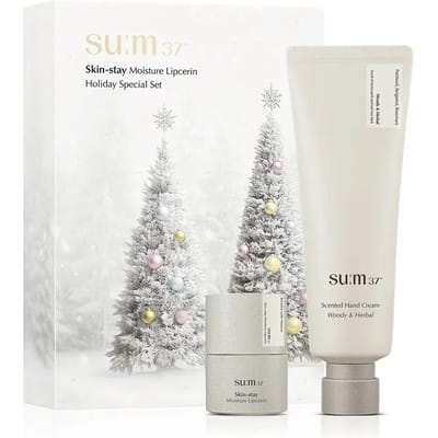 Skin-Stay Moisture Lipcerin Holiday Special Set Koreaanse Luxe Merk Winkel white