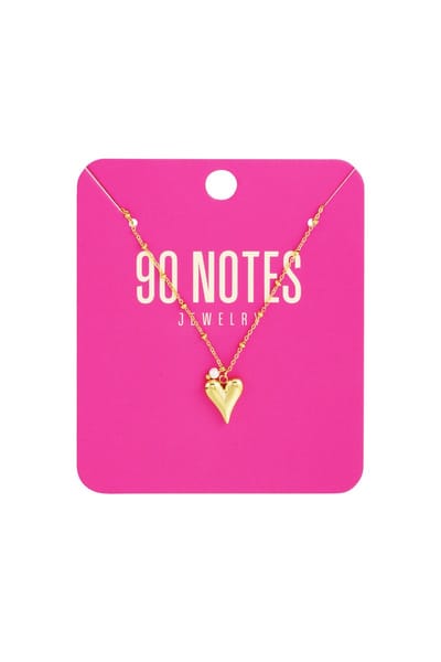 90 NOTES - Dainty Love Ketting - goudkleurig