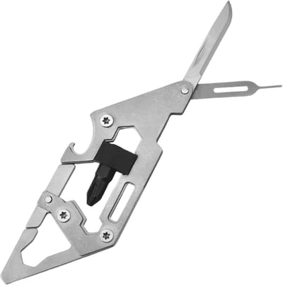 Utility Karabijnhaak - Roestvrij Staal Clips - Outdoor Kamperen Wandelen - Met Bevestigingspin - 9.2 x 3.3 cm - Metaal