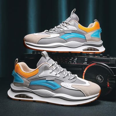 Heren Casual Schoenen Man Hardlopen Sport Sneakers Klassiek Mesh Ademend Wandelen Heren Schoenen Heren Mode Lichtgewicht Sneakers 39 white