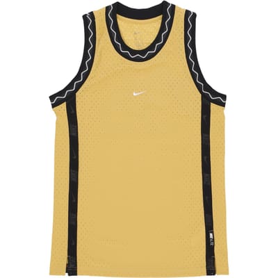Basketball Type Premium basketbalshirt voor heren, tarwegoud/wit