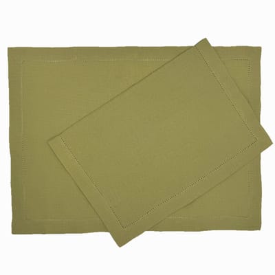 Himla Ebba placemat sage, set van 6