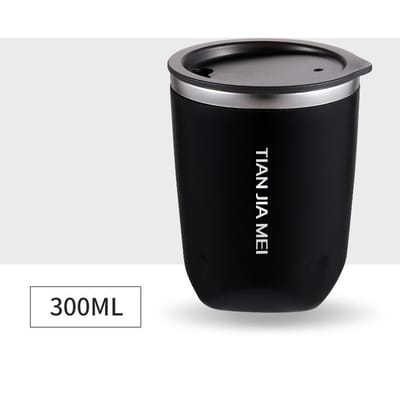 300ML Thermische Mok Bierbekers Roestvrijstalen Thermosfles Geïsoleerde Tumblerbeker met Deksel Reiswaterfles 20oz Thee Koffiekopje 300ml