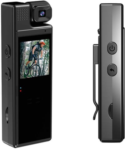 DrPhone ActionCore – Draagbare Full HD Action Camera met Infrarood Nachtzicht - Bewegingsdetectie - 180° Draaibare Lens - Full HD 1080P video-opnames - WiFi-functie - Krachtige 1200mAh batterij - Ondersteuning Voor Micro-SD Tot 128GB - Zwart