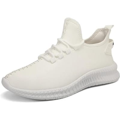 YRZL Heren Casual Kunstleer Sneakers Waterdicht Lichtgewicht Comfortabele Sportschoenen Outdoor Basketbalschoenen 42
