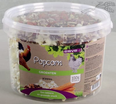 Esve Kippenpopcorn 140 g - Kippenvoer - Groente