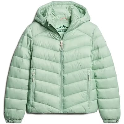 Superdry - Gewatteerde Fuji jas met capuchon - Dames - Gewatteerde jassen
