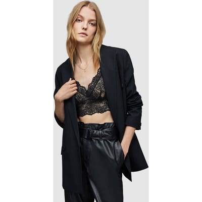 AllSaints Maren Bra Top Black Maat: 12 | BH's Outlet | Dames | Zwart