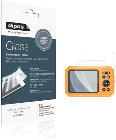 dipos – 2x Matte Pantserfolie geschikt voor ZANTEEY UP021DY02 | 9H Screenprotector