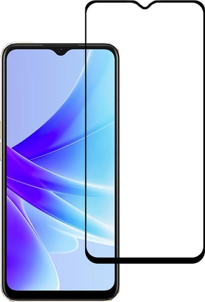 Smartphonica Screenprotector Geschikt voor Oppo A77s - Full Cover Tempered Glass - Gehard glas Geschikt voor Oppo A77s geschikt voor Oppo A77s
