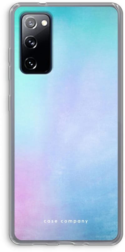 Hoesje geschikt voor Samsung Galaxy S20 FE / S20 FE 5G hoesje - Mist pastel - Soft Cover Telefoonhoesje - Bescherming aan alle Kanten en Schermrand