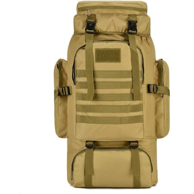 Grand sac à dos de randonnée 56-75L hommes femmes sac de voyage sac à dos de Camping étanche pour voyage adulte kaki