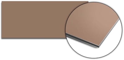KitchenArt - Mocha Mousse Spatscherm - 70x30 cm - Spatscherm Achterwand Keuken - Spatwand Keuken