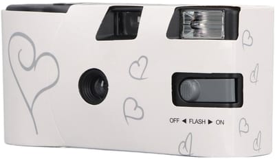 Dailygoods - Wegwerpcamera voor Bruiloft met 27 Kleurenfilms