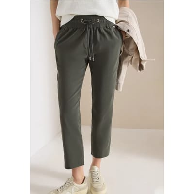 7/8 Mid Waist Slim Legs broek in casual fit