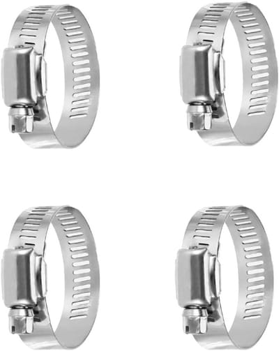 Verstelbare Rvs Klemmen Set van 4 Stukken voor Bevestiging en Montage 21-38 mm