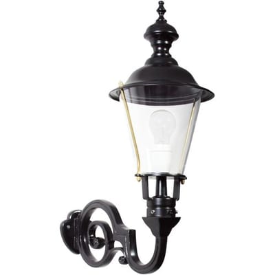KS Verlichting buitenlamp - Amstel - M - E27 - Klassiek - Aluminium - Zwart